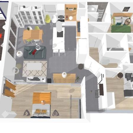Expat Renting - Le Mosaique - Patte D'Oie - Parking Apartment Toulouse Luaran gambar