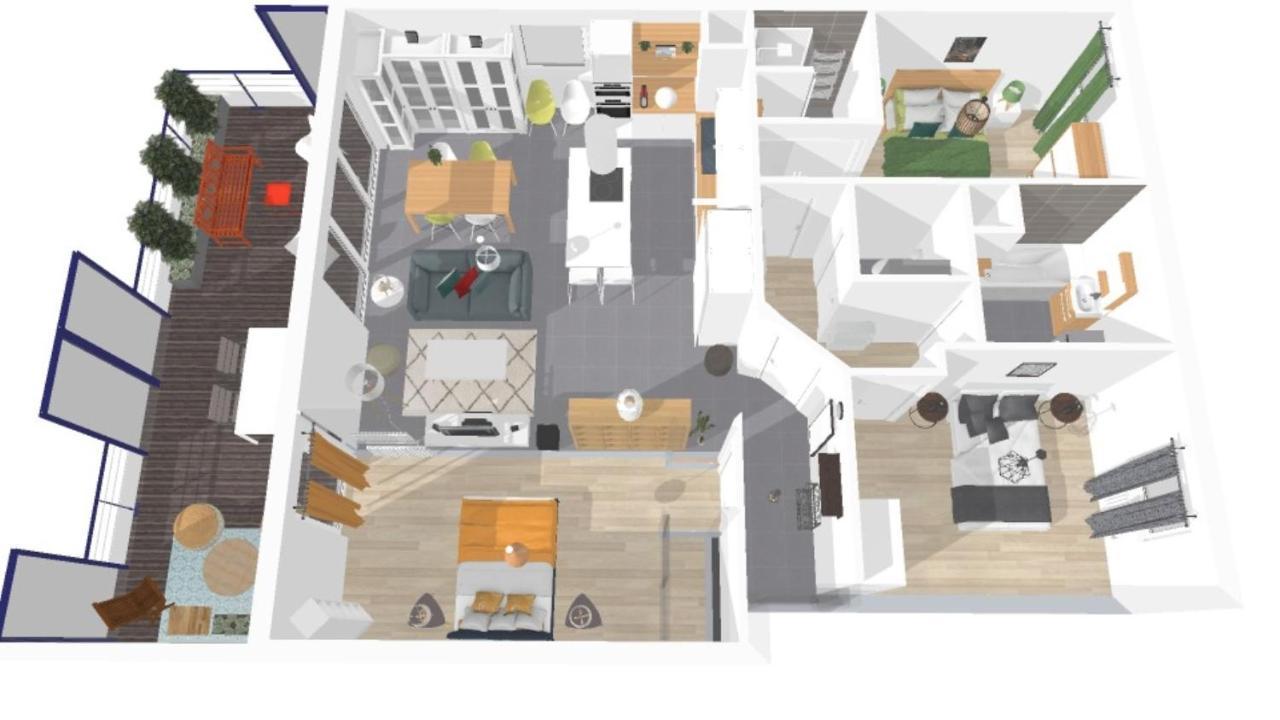 Expat Renting - Le Mosaique - Patte D'Oie - Parking Apartment Toulouse Luaran gambar